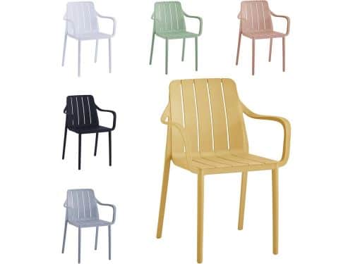 Stapelbare Tuinstoel - Hoogwaardige Weerbestendige Stoelen voor Balkon en Terras