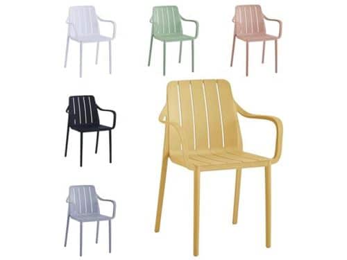 Stapelbare Tuinstoel - Hoogwaardige Weerbestendige Stoelen voor Balkon en Terras