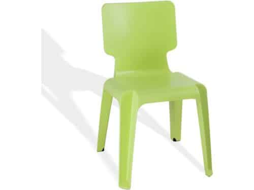 Stapelbare Tuinstoel Lichtgroen - Robuust Kunststof en Comfortabel