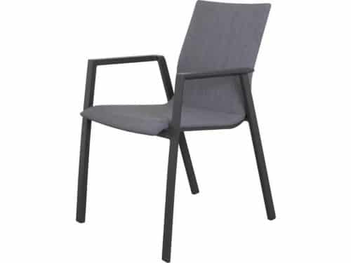 Stapelbare tuinstoel Lima - Antraciet