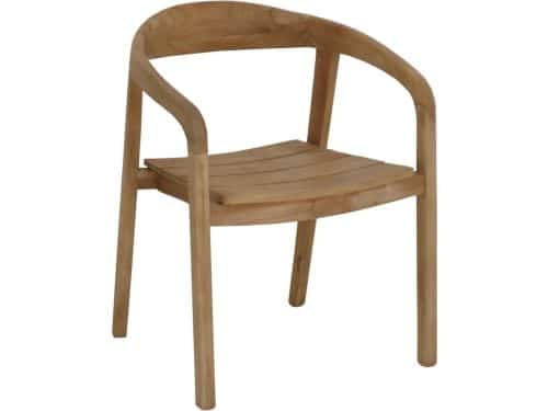 Stapelbare tuinstoel Selly | Teakhout