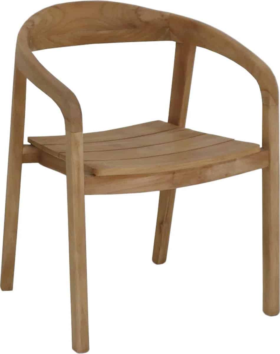 stapelbare tuinstoel selly | teakhout
