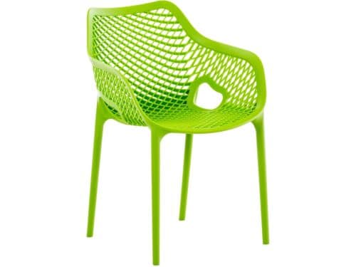 Stapelbare Tuinstoel XL met Rugleuning en Armleuningen voor Tuin en