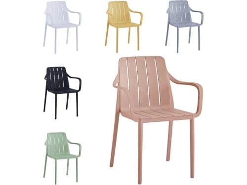 Stapelbare tuinstoelen - Hoogwaardige en weerbestendige stoelen in roze