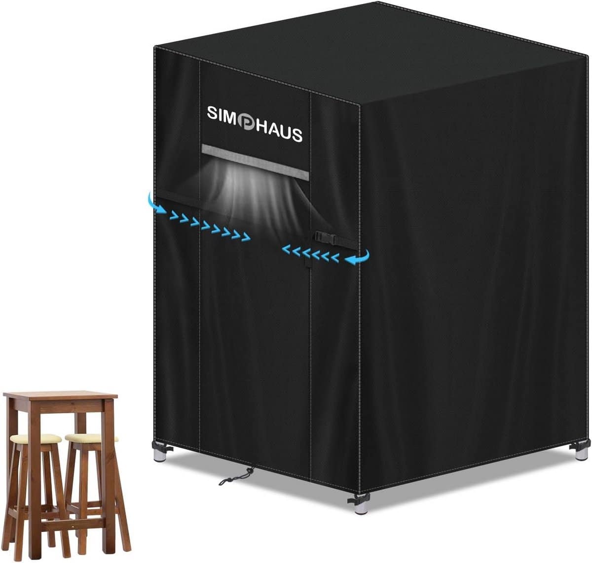 stapelbare waterdichte tuinstoelen met uv bescherming 70 x 70 x