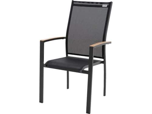 Stapelstoel Aluminium - Stapelbaar - Weerbestendig - Ergonomisch gevormd