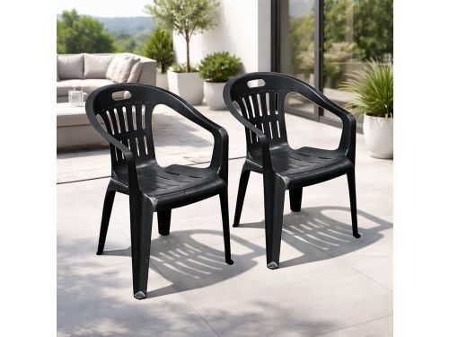 Stapelstoel Tuinstoel - Balkonstoel Bistrostoel - Buiten Zitten - Ruimtebesparend