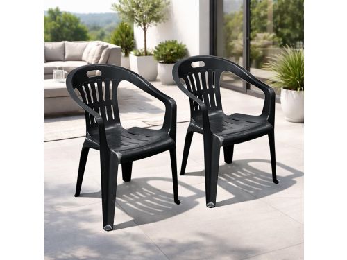 Stapelstoel Tuinstoel - Balkonstoel Bistrostoel - Buiten Zitten - Ruimtebesparend