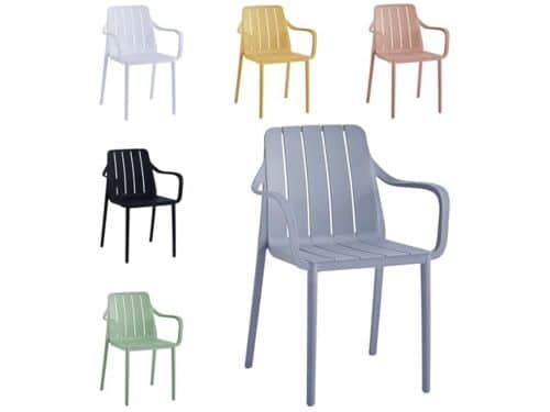 Stapstoel voor Tuin - Weerbestendige, Stapelbare Tuinstoelen tot 200 kg