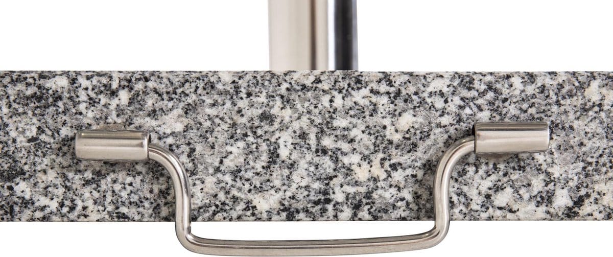 stathera parasolvoet grijs.