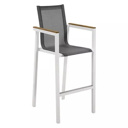 stefano barstoel teak wit trestino trestino