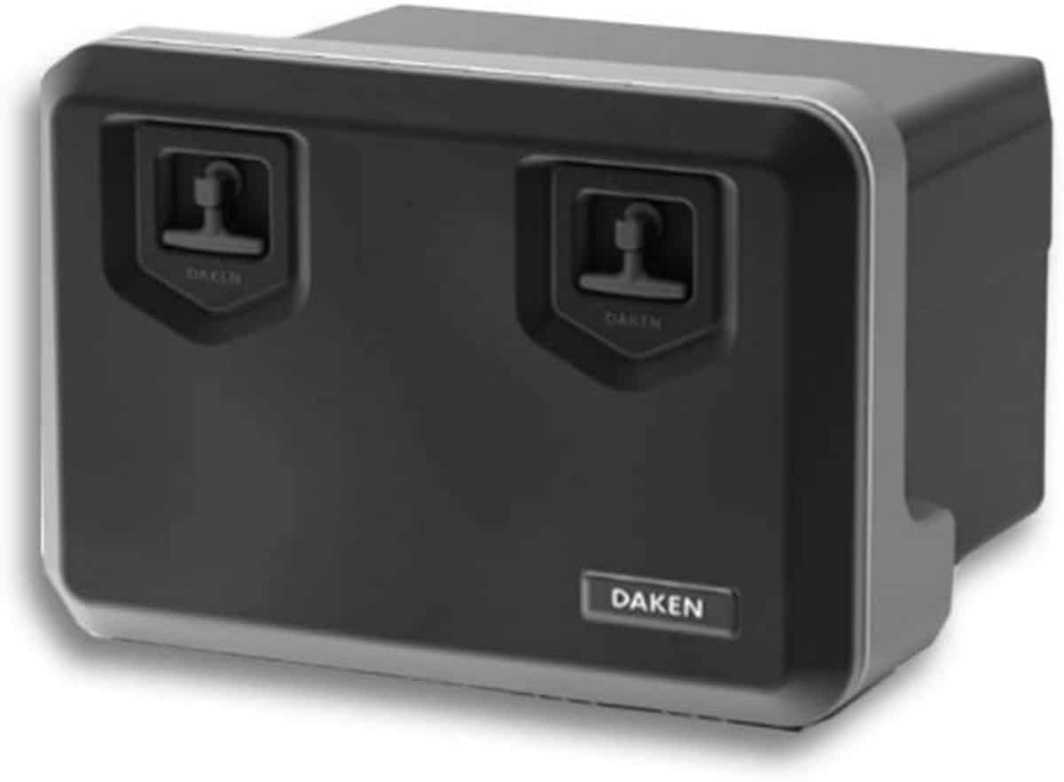 sterke kunststof opbergbak voor vrachtwagen 630x450x480 mm