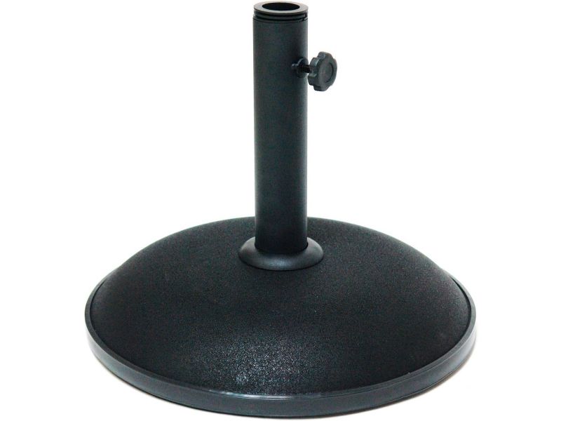 Stevige Parasolvoet 11 kg Zwart Beton voor Stangen tot 41
