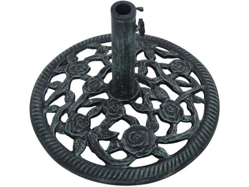 Stevige Parasolvoet van Gietijzer in Groen - Stabiele Basis voor