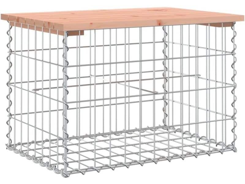 Stevige Tuinbank Douglas Hout in Schanskorf Design - Buitenbank voor