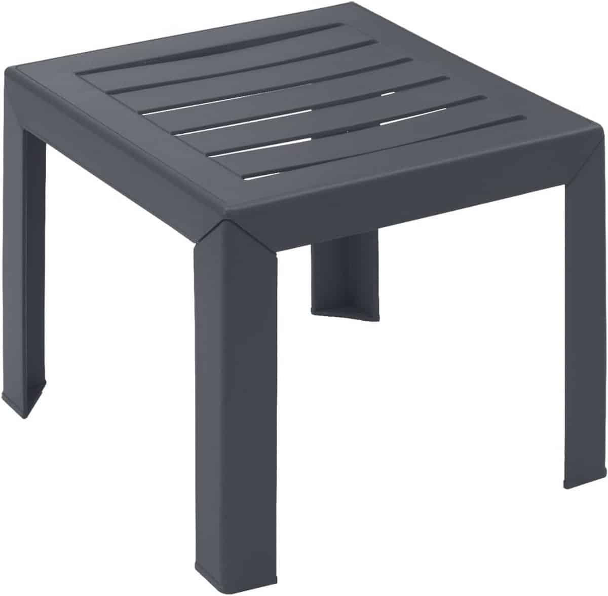 stijlvolle vierkante bijzettafel voor balkon en tuin