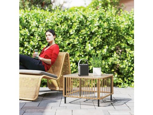 STILVORA Bijzettafel Voor Tuin En Balkon - Geometrisch Rotan Design