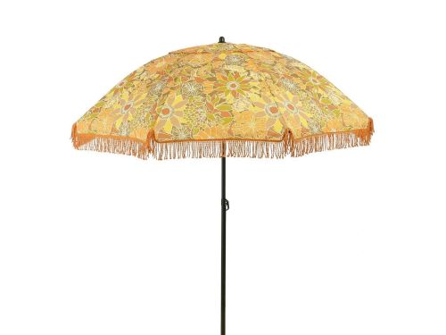 Stokparasol Bloem Bruin/Geel dia220 cm Mica Decorations - Mica decorations