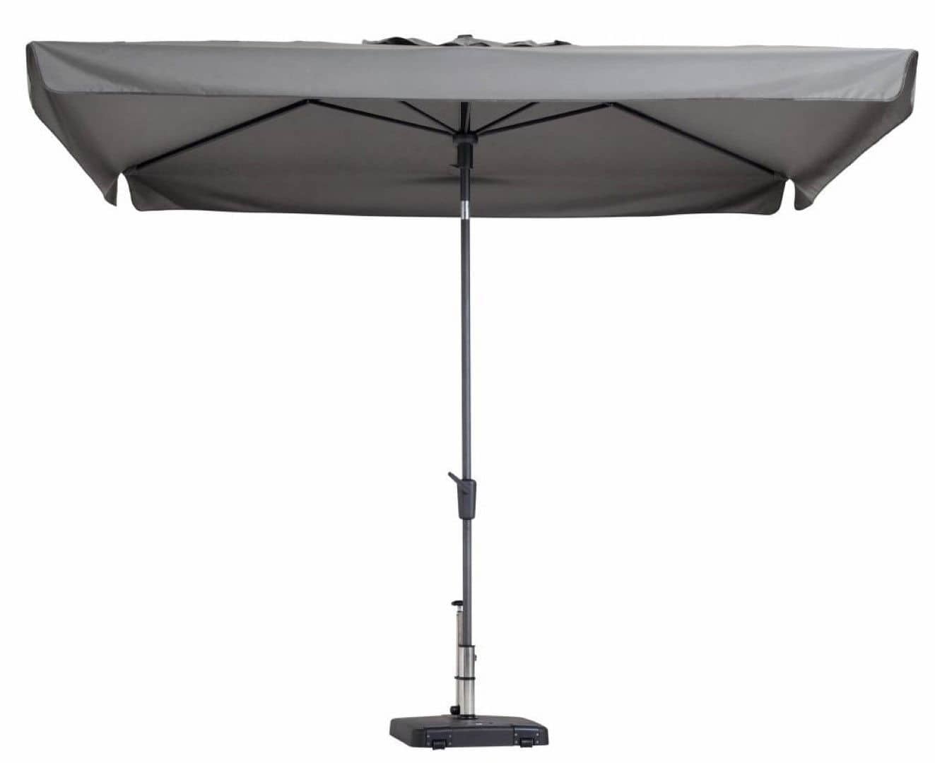 stokparasol delos 300 x 200 cm light grey zonwering madison madison