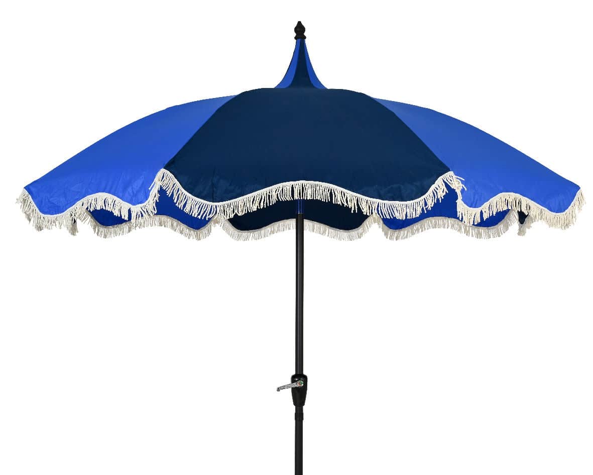 Strandparasol stokparasol 2tone Blauw Decoris – Decoris