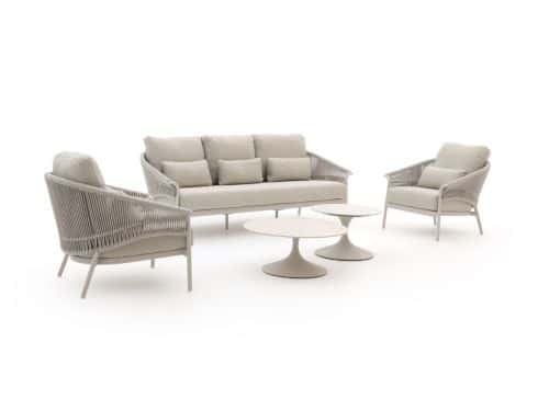 SUNS Santorini/Nova stoel-bank loungeset 5-delig - Laagste prijsgarantie!