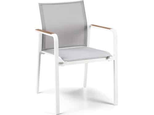 SUNS Tutti Dining Tuinstoel - Mat White/White Grey