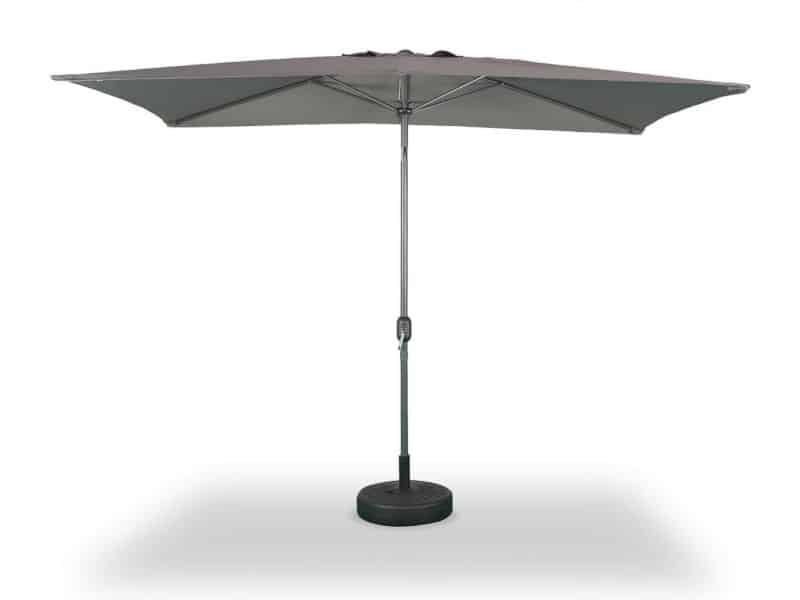 sweeek - Rechthoekige touquet parasol 2x3m, draaibare aluminium centrale mast