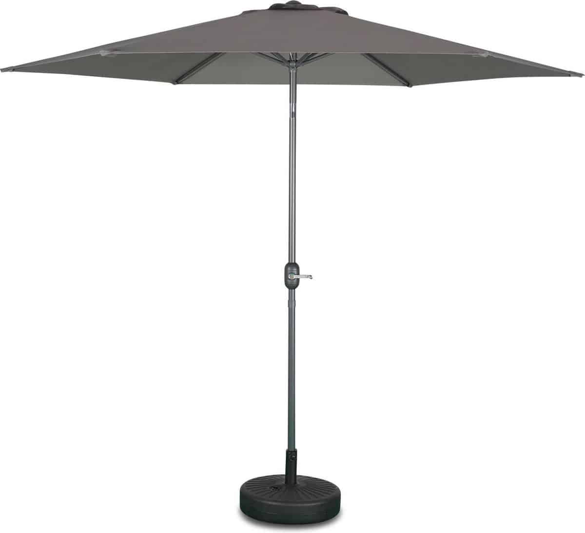 sweeek ronde parasol 3m met centrale kantelbare mast