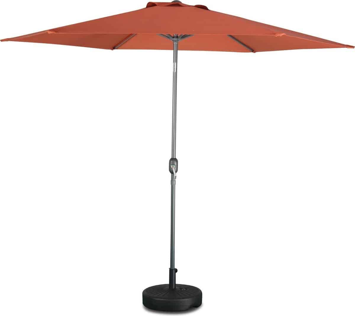 sweeek ronde parasol 3m met centrale kantelbare mast