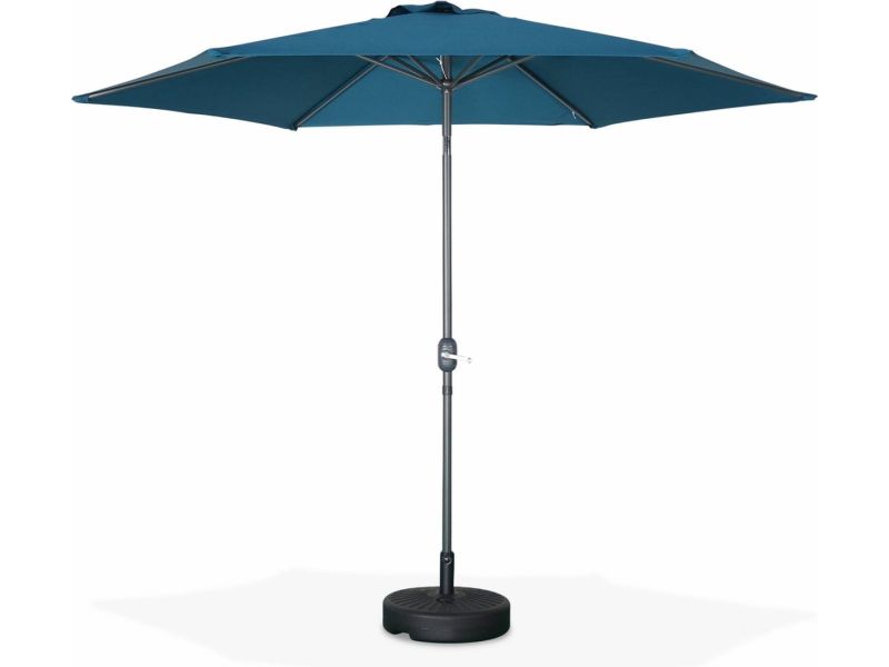sweeek - Ronde parasol 3m met centrale kantelbare mast