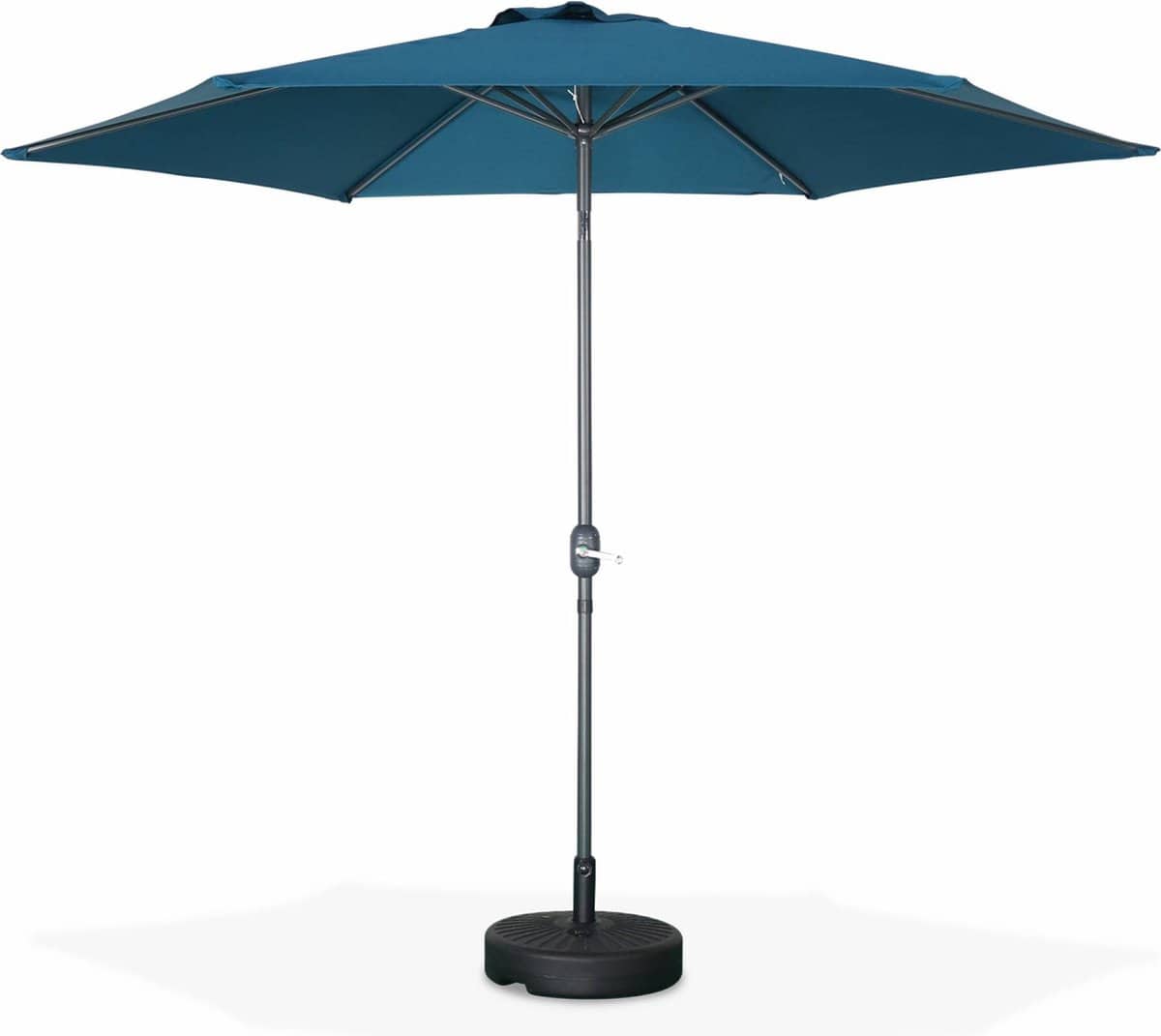 sweeek ronde parasol 3m met centrale kantelbare mast