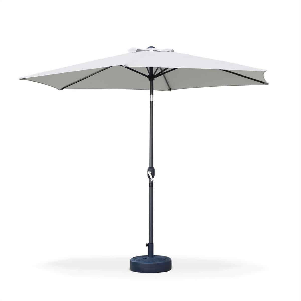 sweeek ronde parasol 3m met centrale kantelbare mast