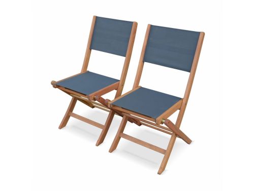 sweeek - Tuinstoel almeria 2x, l50xp587xh89cm