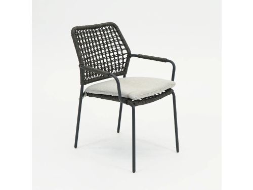 Swifty dining stoel c.black/ TPU grey/ valley sand