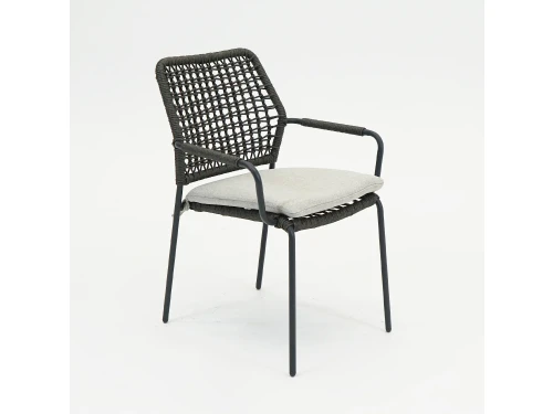 Swifty dining stoel c.black/ TPU grey/ valley sand