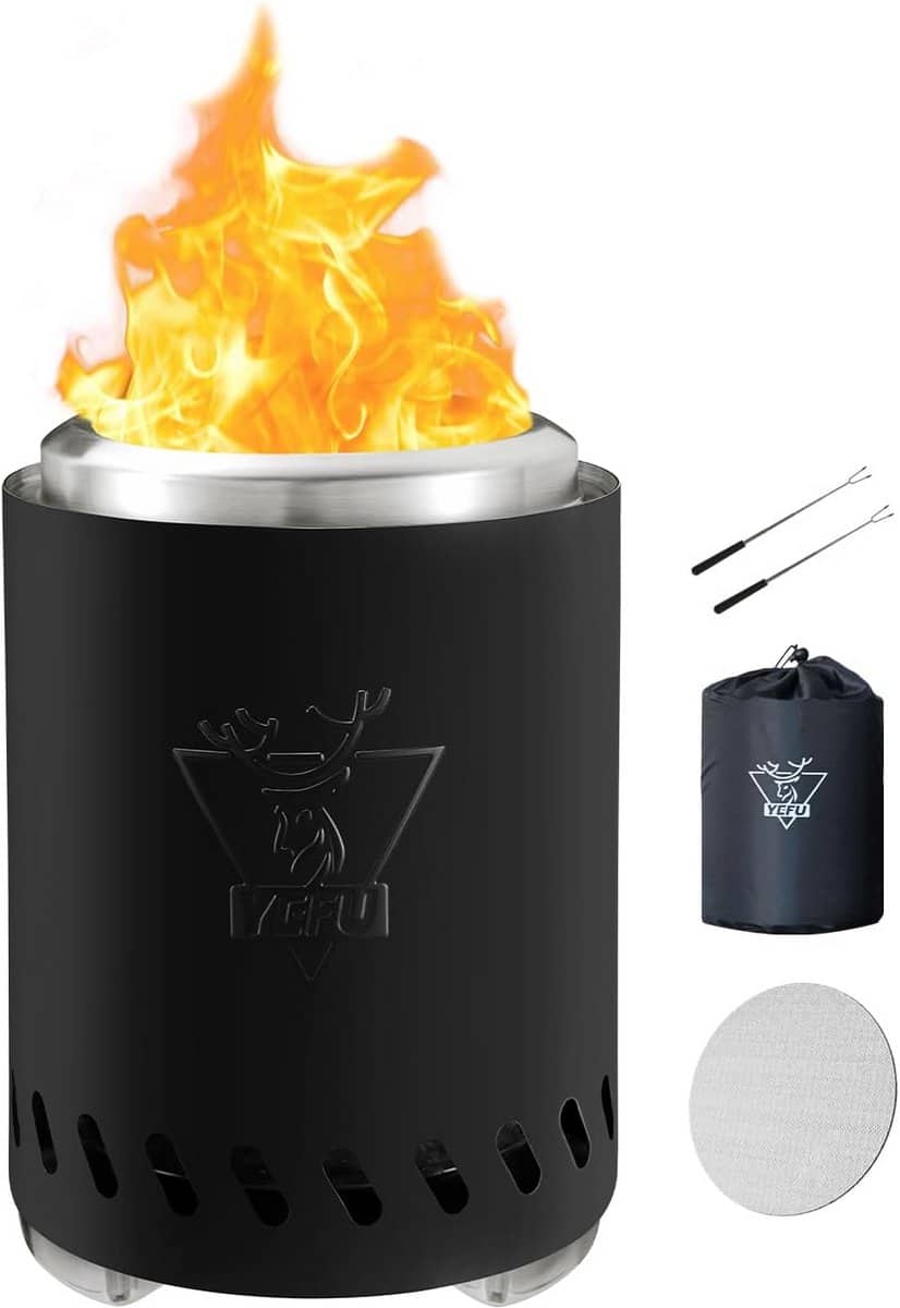 tafelblad vuurplaats 24,7 x 18 cm rookarm campingfornuis voor