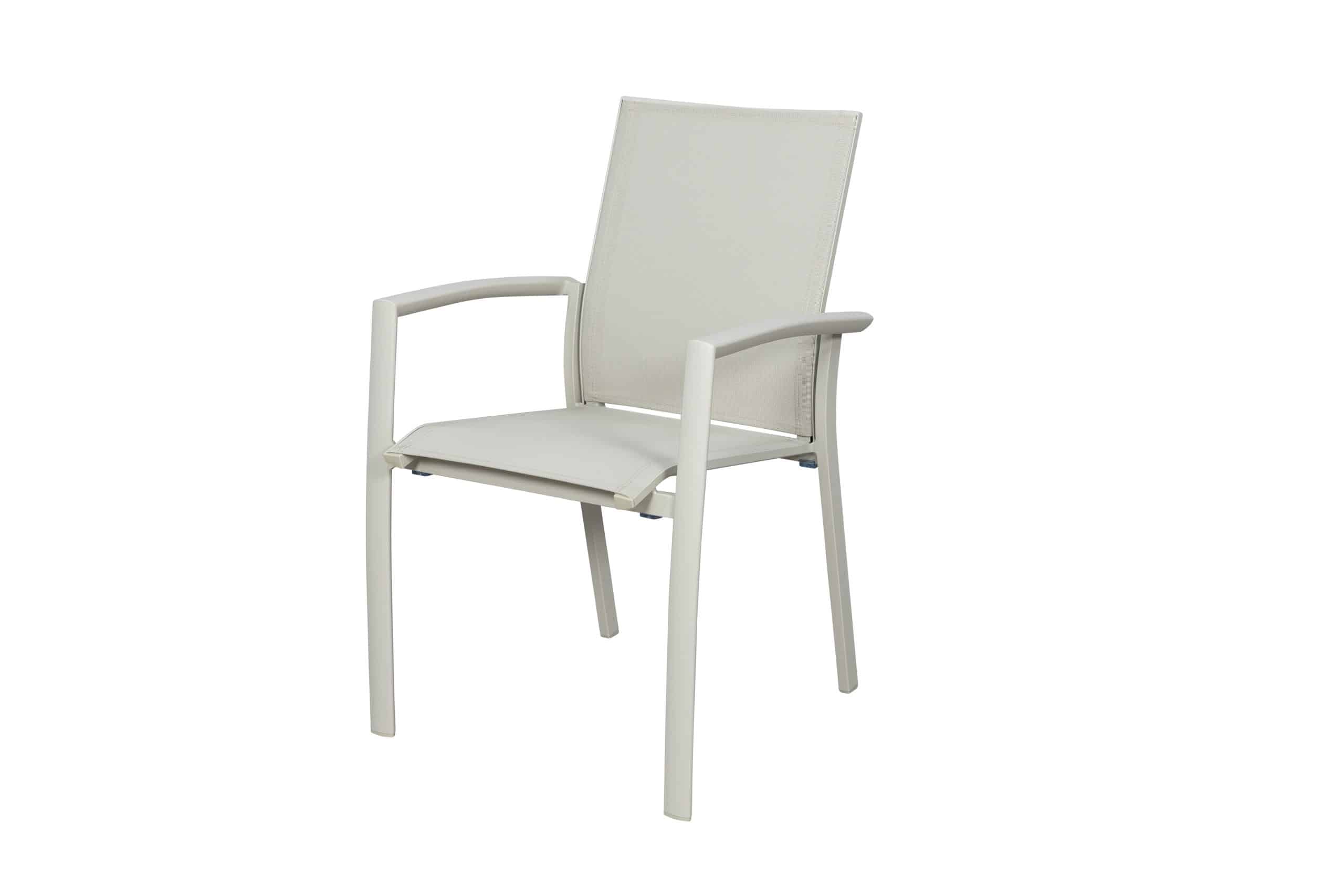 tampa stapelbare tuinstoel latte light