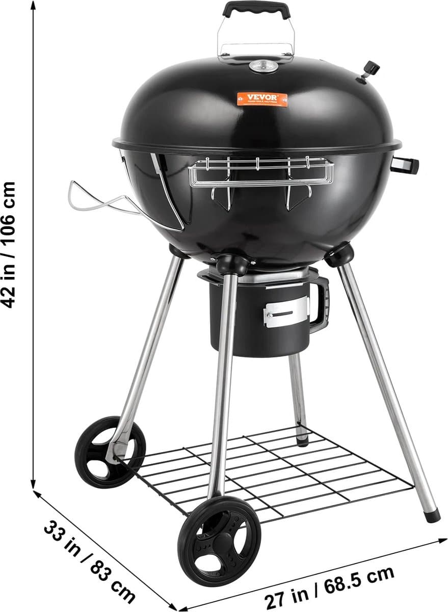 t&l store® bbq houtskool bbq houtskool met deksel