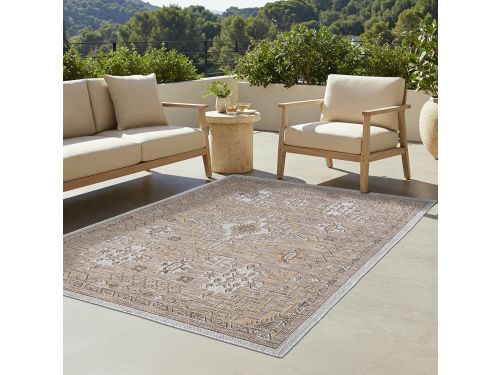 TAPISO Yucana Buitentapijt - Flatweave Vloerkleed Buiten & Binnen