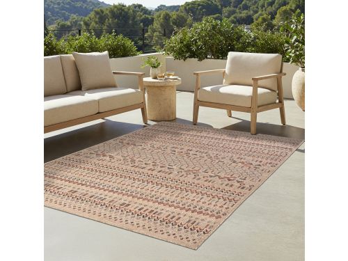 TAPISO Yucana Buitentapijt - Flatweave Vloerkleed Buiten & Binnen