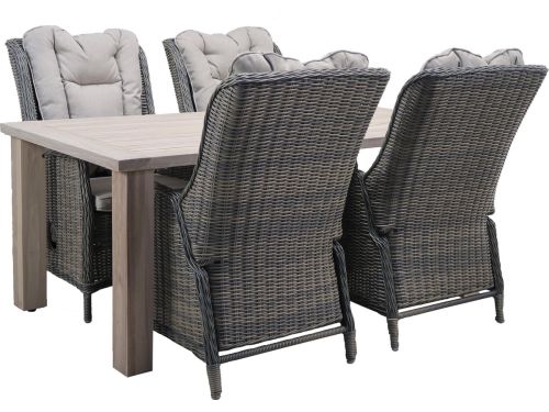 Taste by 4 Seasons Louvre 180cm tuinset met Osborn verstelbare