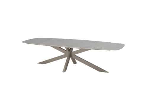 Taste by 4SO Prado deens ovaal tuintafel 300x110 latte