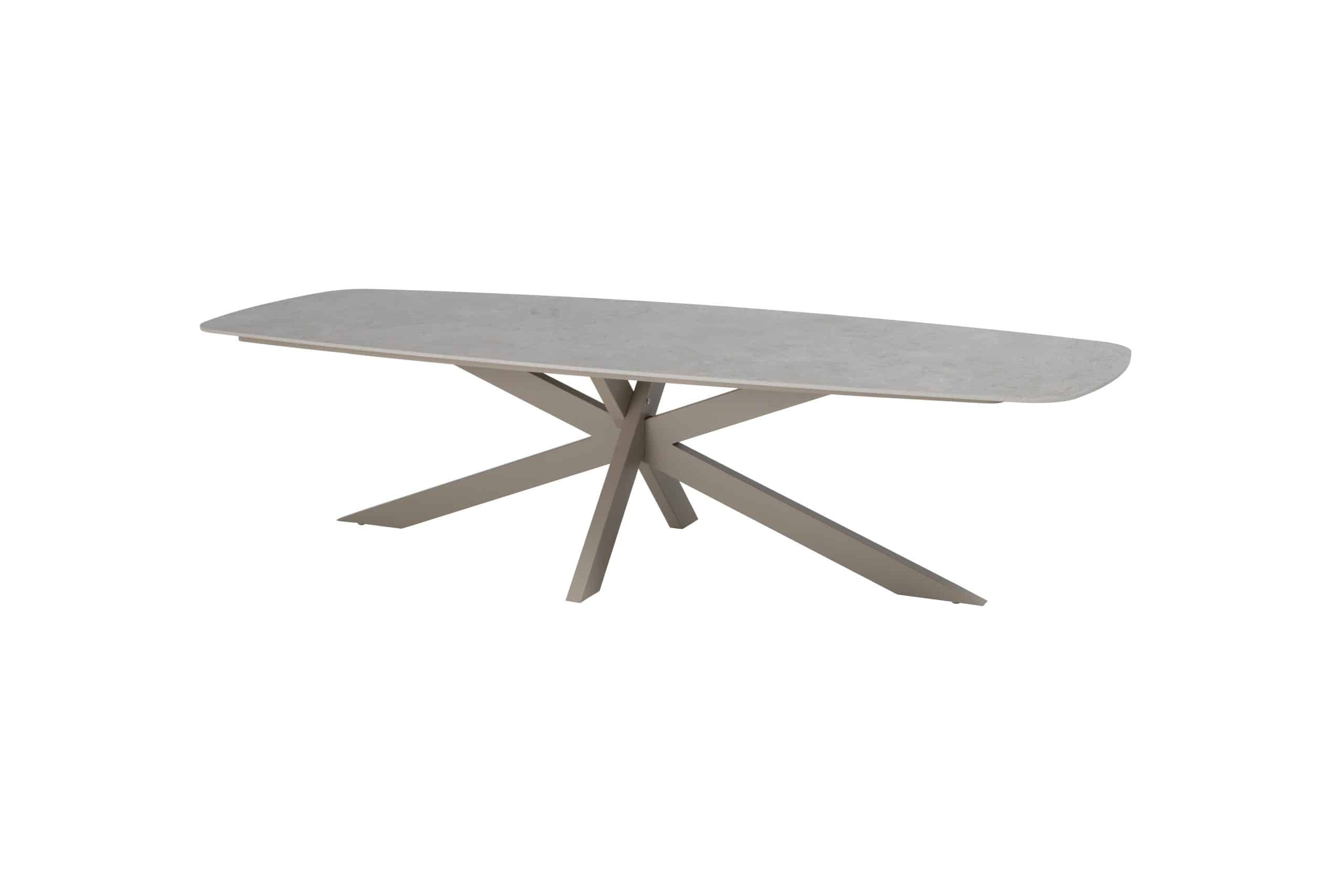 taste by 4so prado deens ovaal tuintafel 300×110 latte