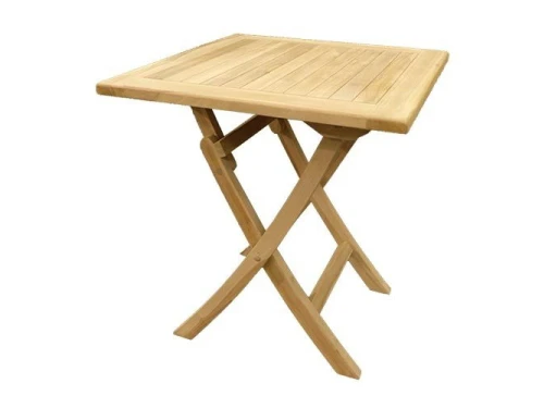 Teak klaptafel 70x70x75 cm Buitengewoon Boet - Buitengewoon de boet