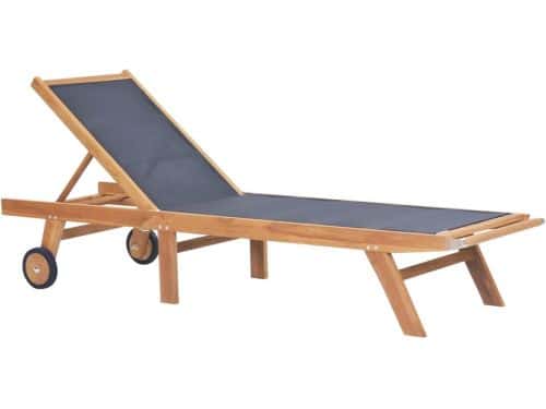 Teak Ligstoel - Inklapbare Tuinstoel - Zonnebed - Ligbed