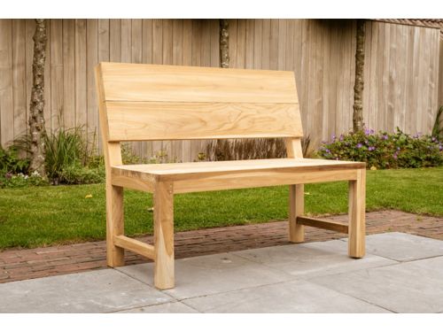 Teak parkbank Napoli 110cm