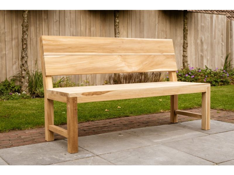 Teak parkbank Napoli 150cm