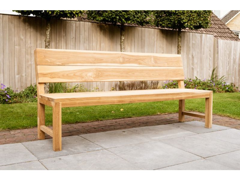Teak parkbank Napoli 200cm