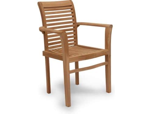 Teakea - Stapelbare Teak Tuinstoel - Stacker Stoel van Massief