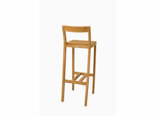 Teakea - Teakhouten Barkruk Barista - Massief Teak - Hoge